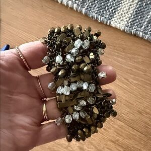 Elegant Gold and Silver Bracelet